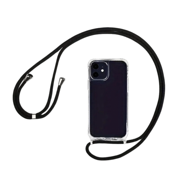 Coque Transparente avec Lanière